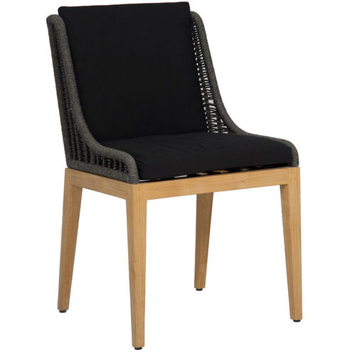 Sorrento Natural / Arashi Black Outdoor Dining Chair
